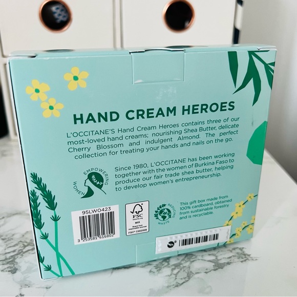 L'OCCITANE Hand Cream Heroes Collection Hand Care Gift Set Trio - Picture 5 of 5